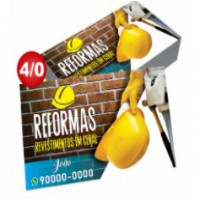 Cartão de Visita - UV Total 18x15 4x0 