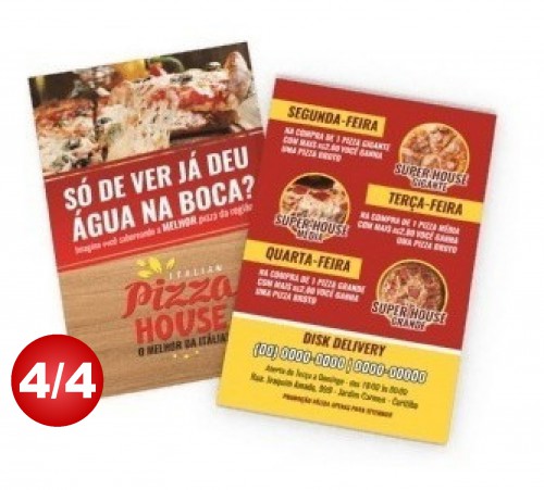 Folheto 10x14 4x4 10.000  70gm